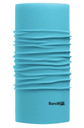 Azul Cielo Fresh - Banda Multifuncional Máscara Face Shield tipo Buff - Diseño Bandart Original, Empresa Mexicana