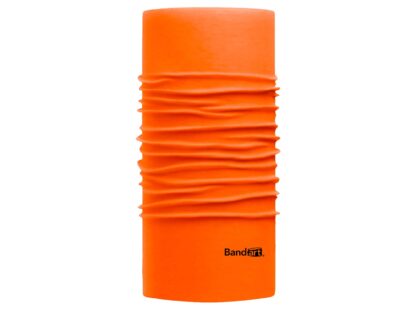 Naranja Neón Fresh - Banda Multifuncional Máscara Face Shield tipo Buff - Diseño Bandart Original, Empresa Mexicana